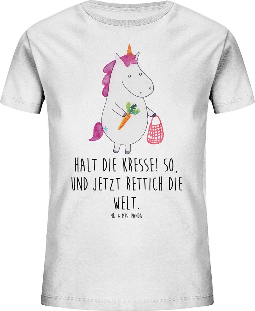 Mr. & Mrs. Panda Kleinkinder T-Shirt Einhorn Gemüse 12-14 Produktbild 