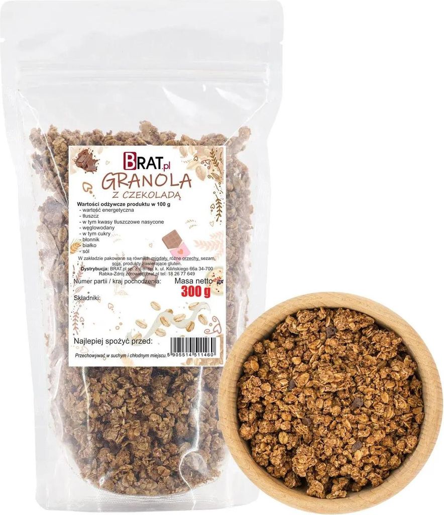 Granola Schoko 300g - Hochwertiges Naturprodukt