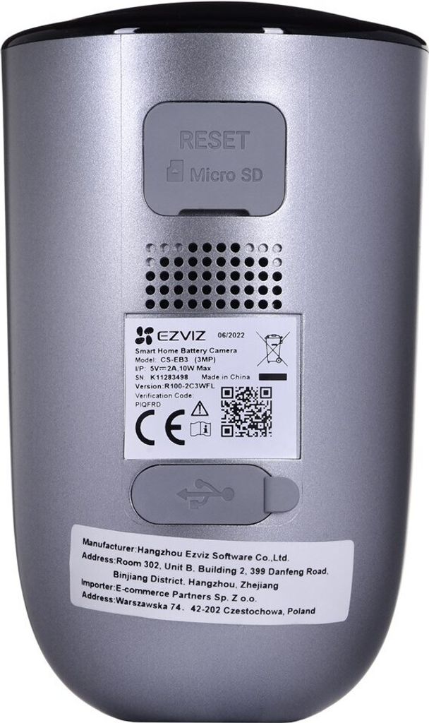 EZVIZ EB3 2K eigenständige 100 % kabellose Smart-Home Produktbild 27