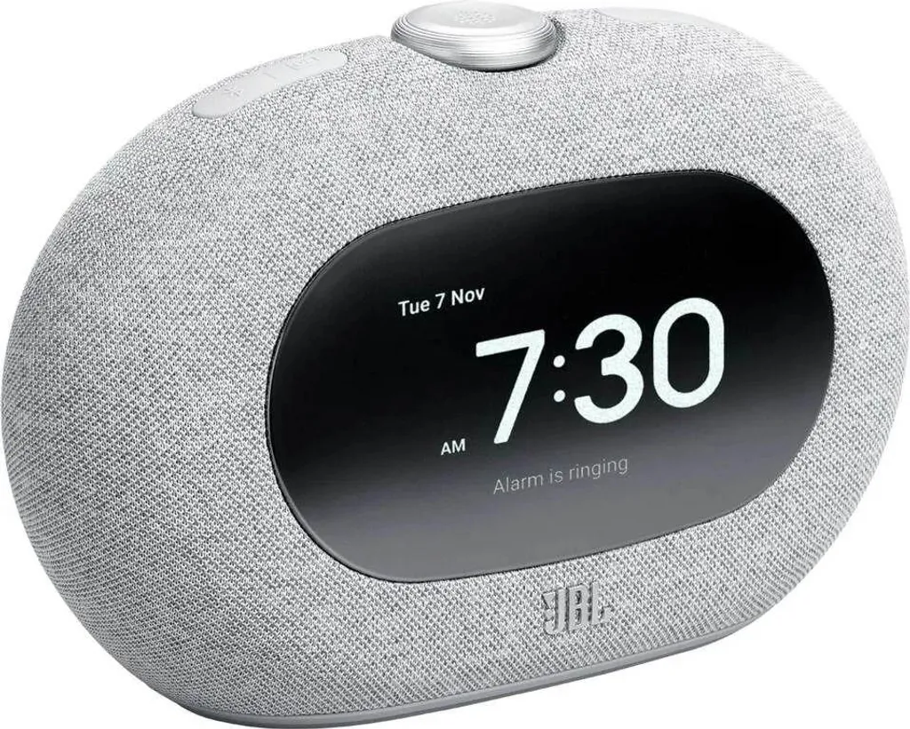 Réveil Lumineux JBL Horizon 3 Gris : Son JBL Pro et Double Alarme USB