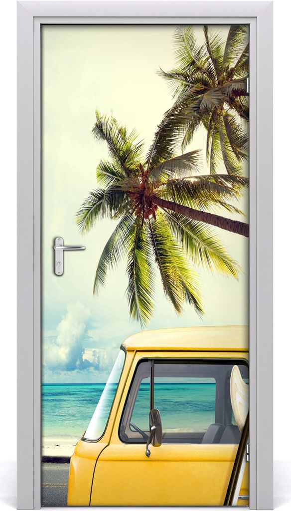 Tulup Türaufkleber 95x205 cm Dekorative Aufkleber Selbstklebend Wasserdichte Tapete Abnehmbar Schlafzimmer Wohnzimmer Wohnkultur - Zeit zum Surfen