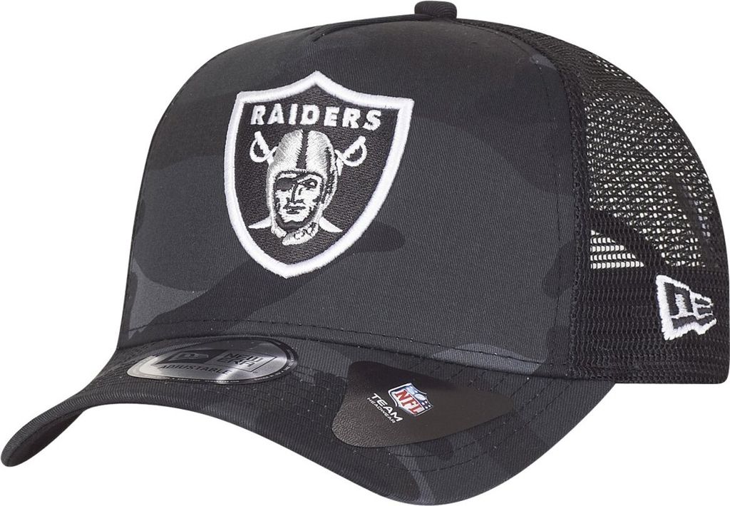 New Era Adjustable Trucker Cap - Oakland Raiders dark camo
