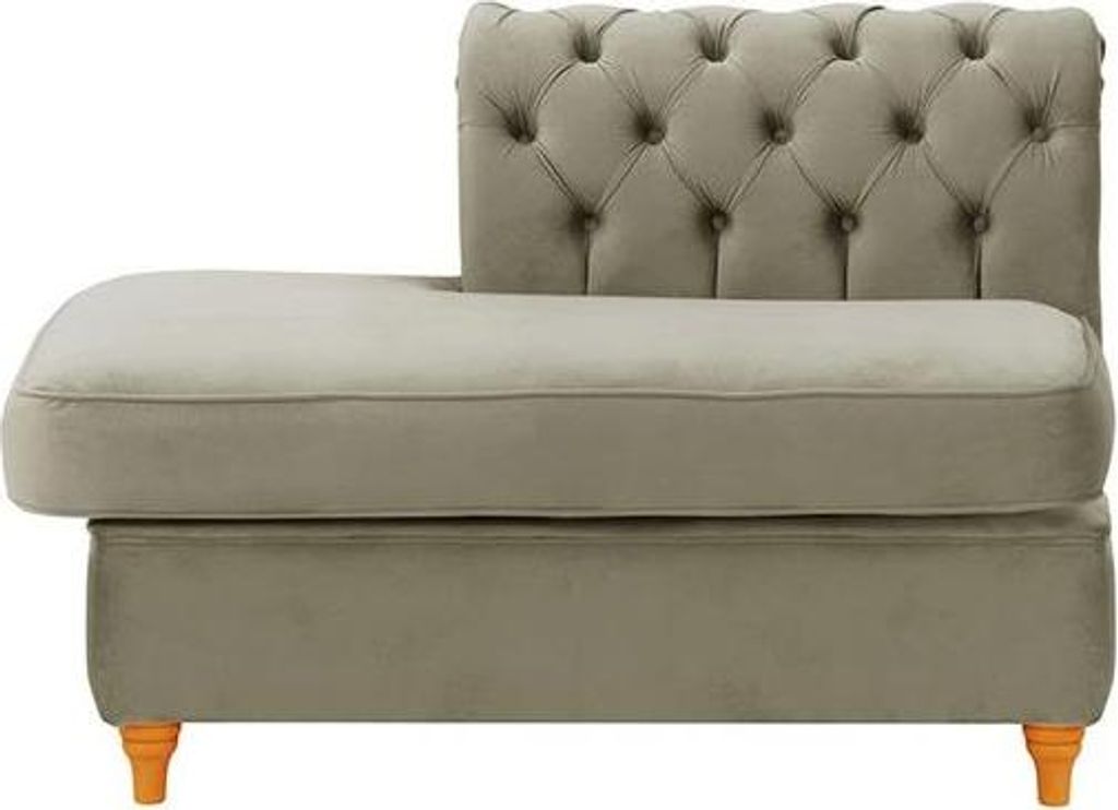 Chesterfield Modul - Abschlusselement rechteckig, links (ESL)-Velluto 17-aveo