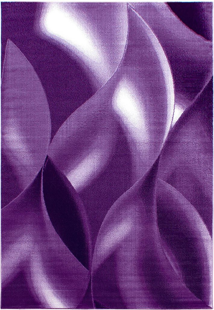 A close-up abstract pattern of purple shapes.