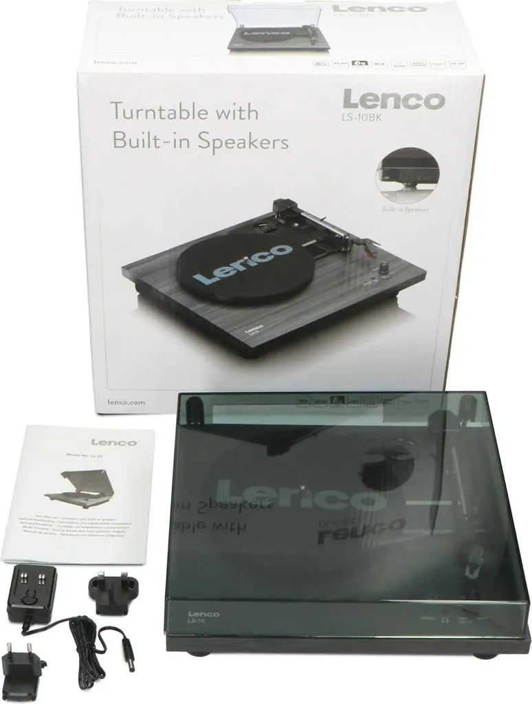 Giradischi Moderno Lenco LS-10BK Nero - Stile e Vinile per Casa - 19