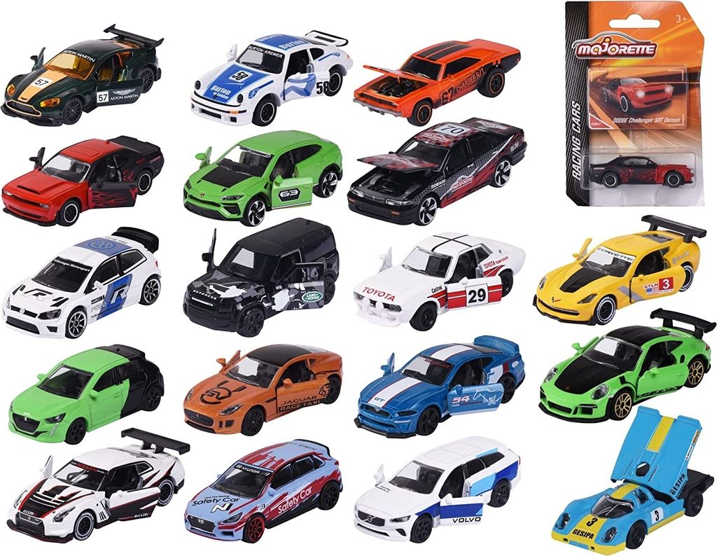 Dickie Toys - Spielfahrzeuge, Racing Asst., 18-sort.; 212084009