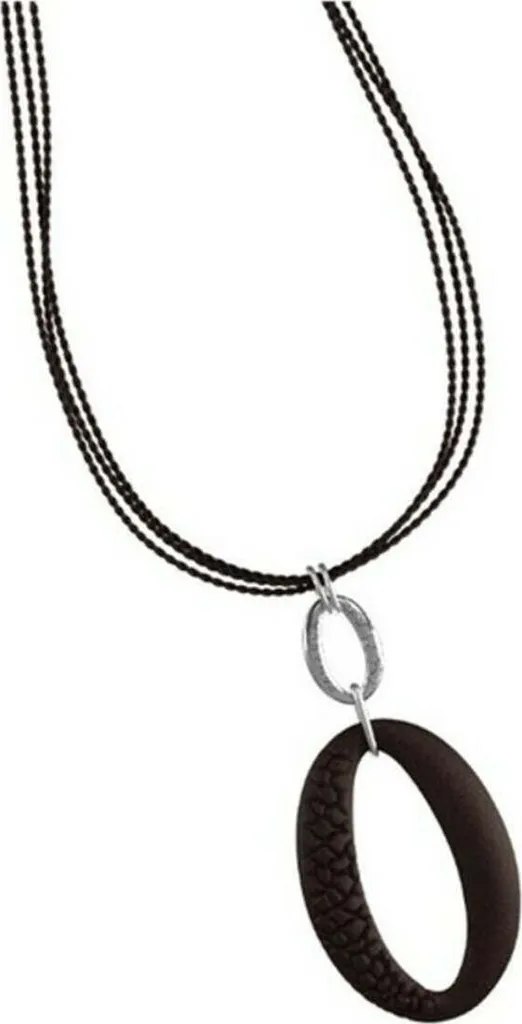 Collier Panarea CP1M pour femme - Ras du cou élégant en argent 32 cm