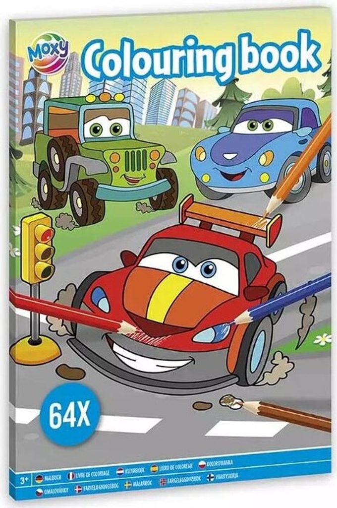 Libro da colorare Cars A4 Immagine del prodotto 