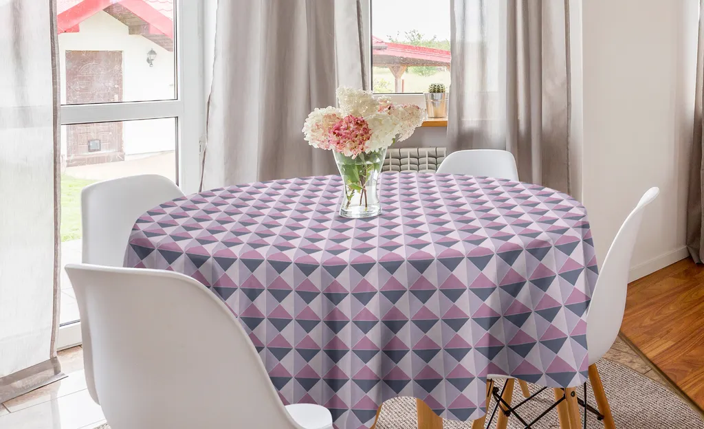 Tovaglia Rotonda ABAKUHAUS 150cm Geometrica - Arredo Tavola Elegante