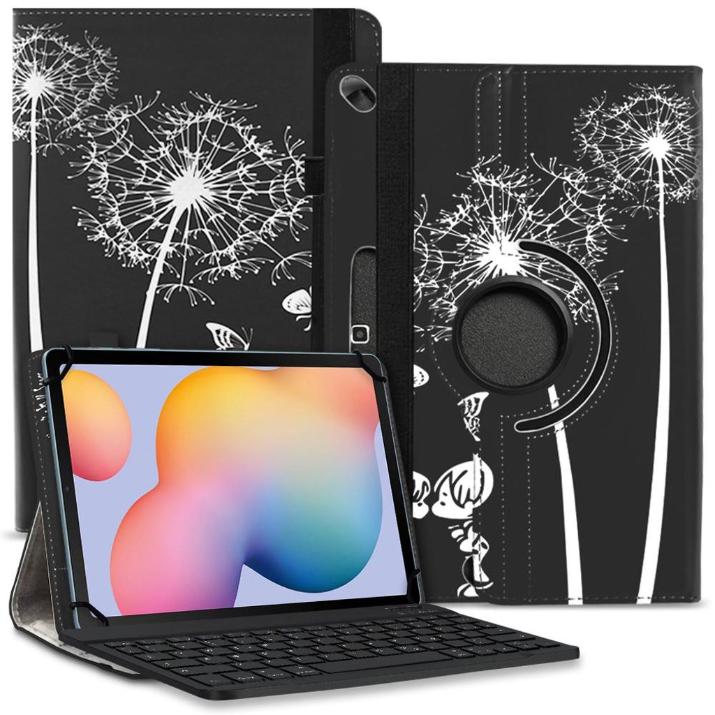 Tablet Tasche für Samsung Galaxy Tab A7 2020 Hülle Schutzhülle Bluetooth TastaturFarben:Motiv 8