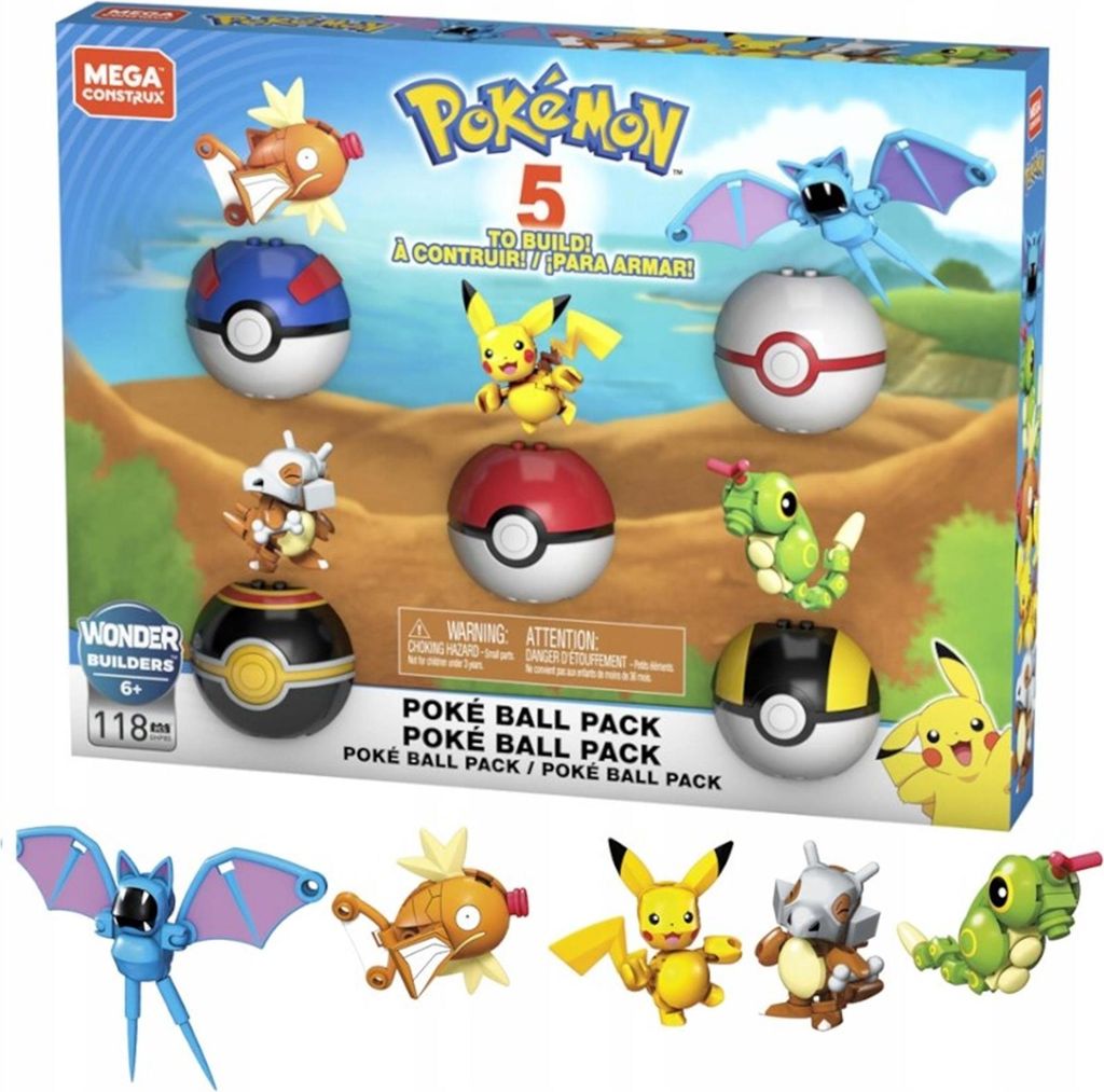 MEGA Pokémon GHP85, Stavebnica, 6 rok / roky, Plast, 118 Obrázok produktu 