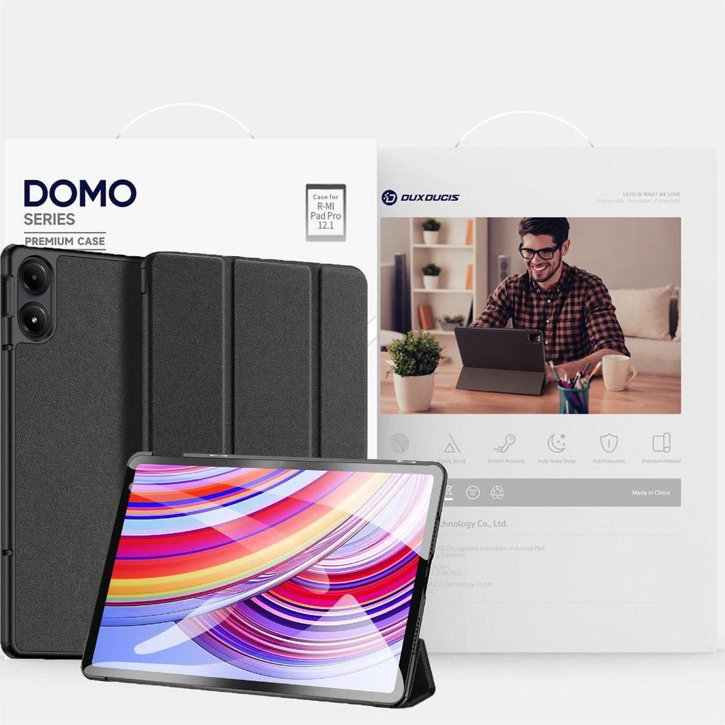 Dux Ducis Domo Case With Flap And Smart Sleep For Xiaomi Image du produit 