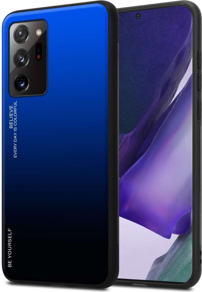 Cadorabo Hülle für Samsung Galaxy NOTE 20 ULTRA in BLAU - Produktbild 