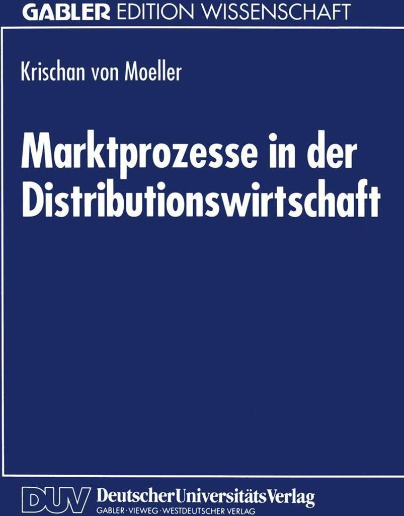 Marktprozesse in der Distributionswirtschaft