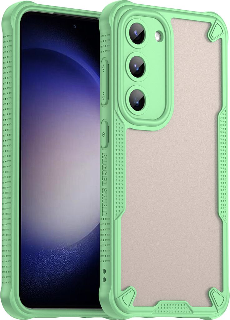 Schutzhülle für Samsung Galaxy S23+, transluzente matte Rückseite, TPU Bumper Case Grün