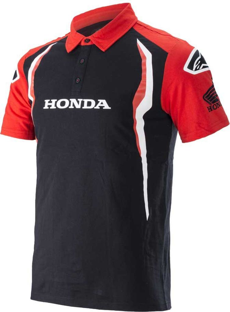 Alpinestars Honda Kurzarm-poloshirt Rot,Schwarz 5XL Mann Rot,Schwarz 5XL