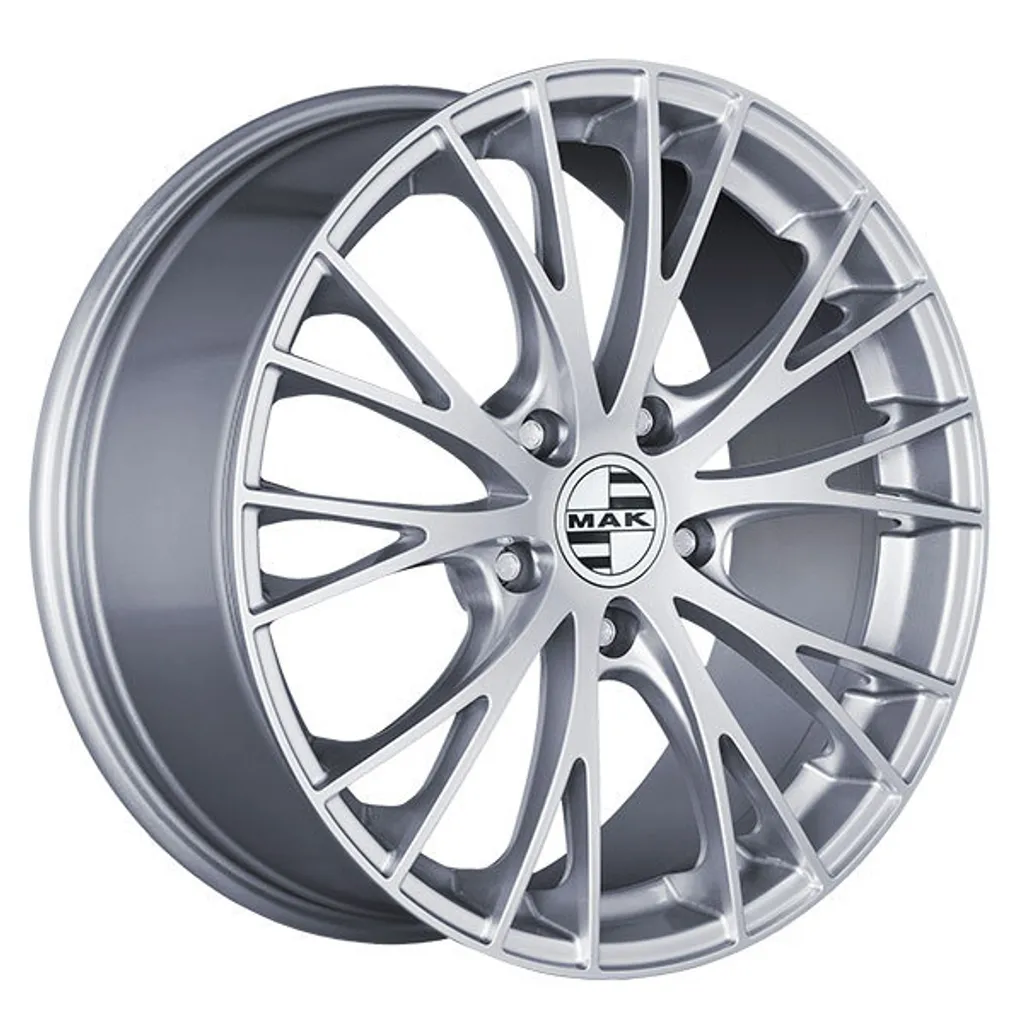 Jantes MAK RENNEN 8x18 5x112 ET39 Argent - Performance et Design Italien
