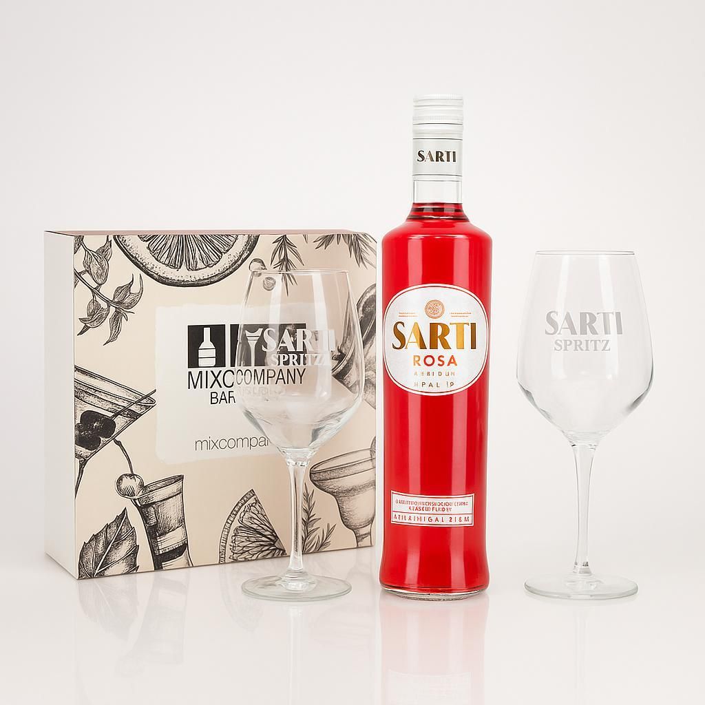 Sarti Spritz Geschenkset – Sarti Rosa 0,7L (14% Vol.) mit 2 Produktbild 