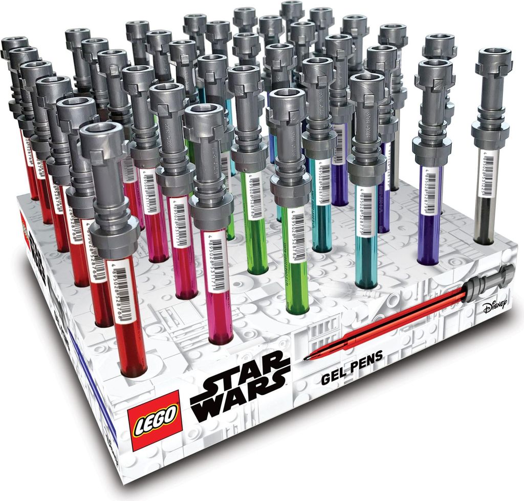 LEGO Star Wars Gelstifte Lichtschwert Display (36)