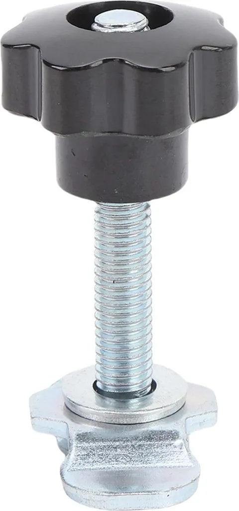 Double Pion d'Ancrage M8 Argent pour Rail de Fixation Aéro en Lot de 10