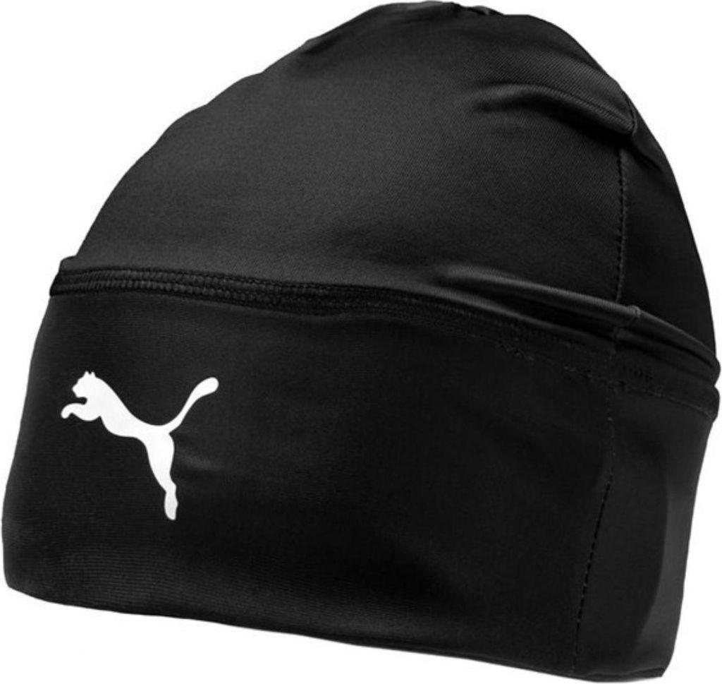 Puma TeamLiga Beanie Herren schwarz weiß Gr OSFA Produktbild 