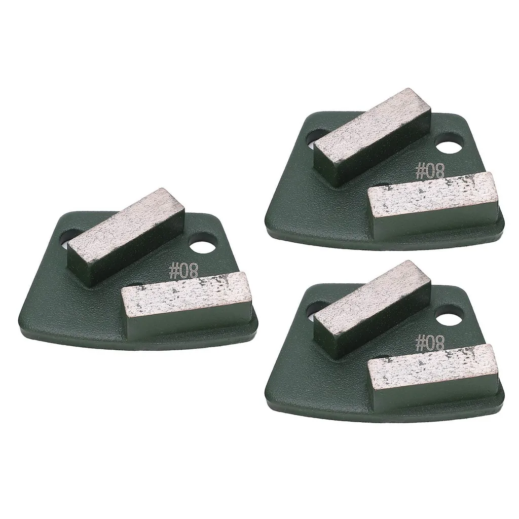 Patins de ponçage diamantés trapézoïdaux grain 30 pour béton