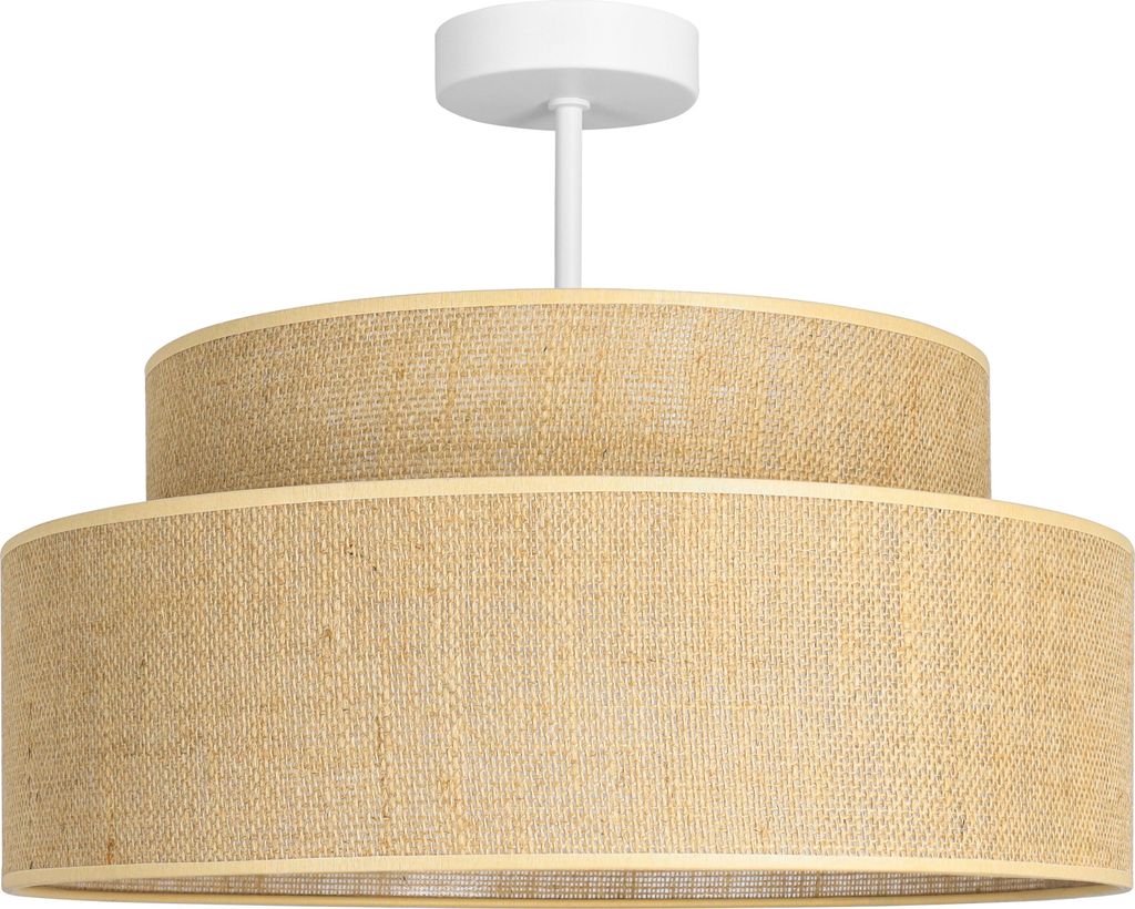 FKL DESIGN Home Deco Deckenlampe Braun Weiß Beleuchtung Deckenleuchte aus Serie BE110-D-BB (Braun)