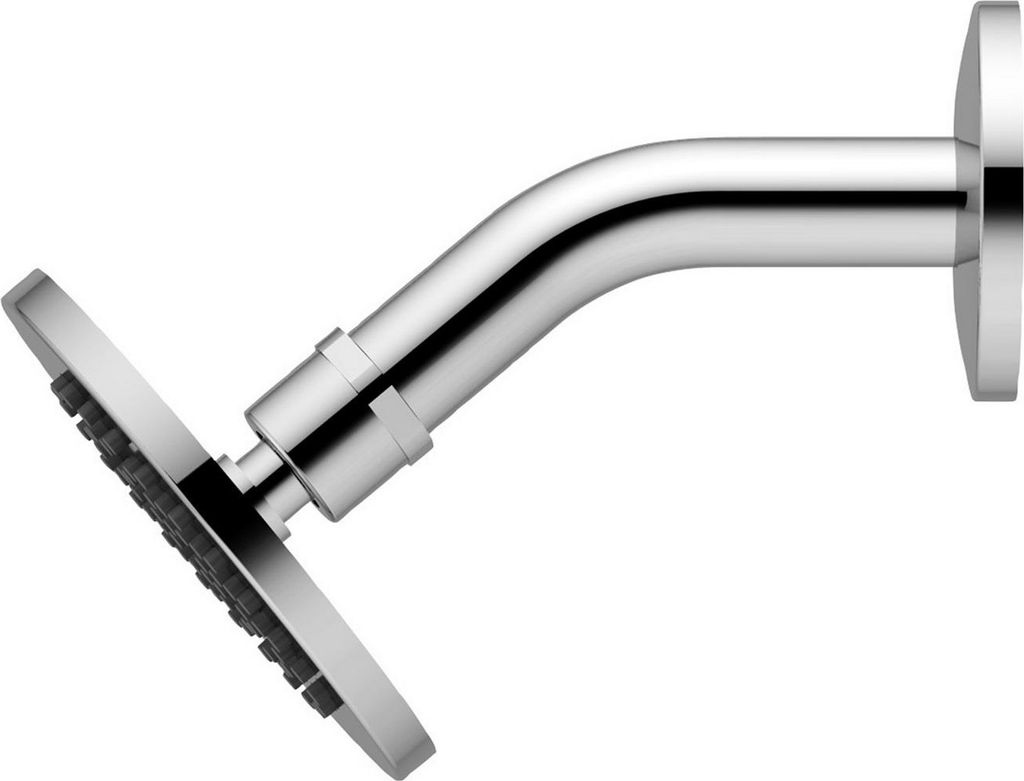 Ideal Standard Regenbrause IDEALRAIN Ø 100 mm, mit gebogenem Wandanschluss chrom