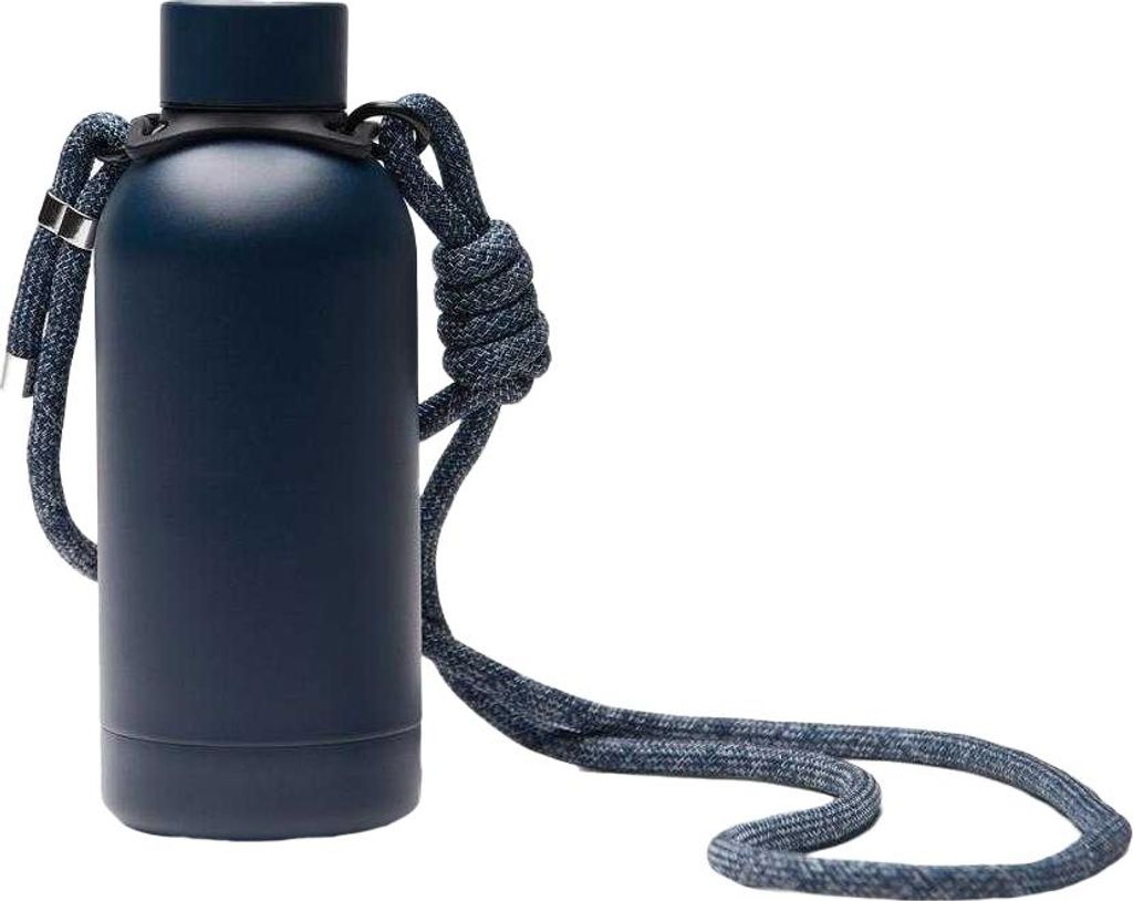 Vinga - "Parks" Wasserflasche, Edelstahl, 400ml XD1295 (Einheitsgröße) (Marine)