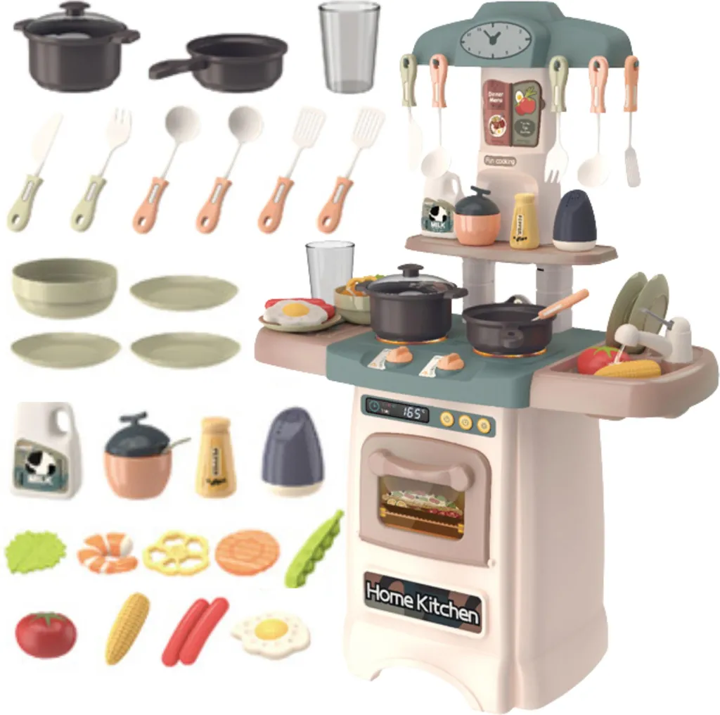 Kitchenette enfant WOOPIE complète avec sons de cuisson et robinet eau - 3