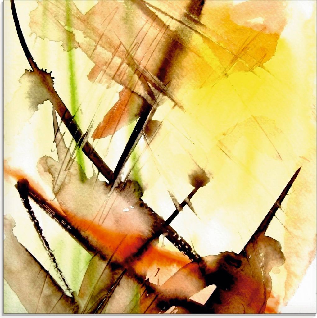 ARTland Glasbild Lichtklang Größe: 20x20 cm