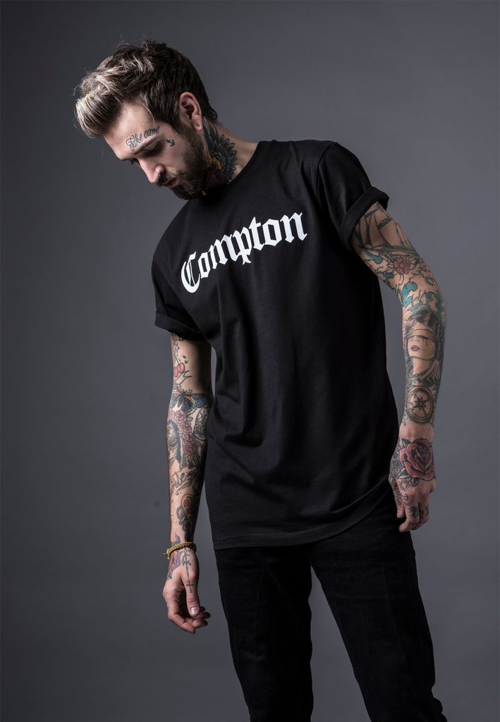Mister Tee T-Shirt Compton Tee Black-XS