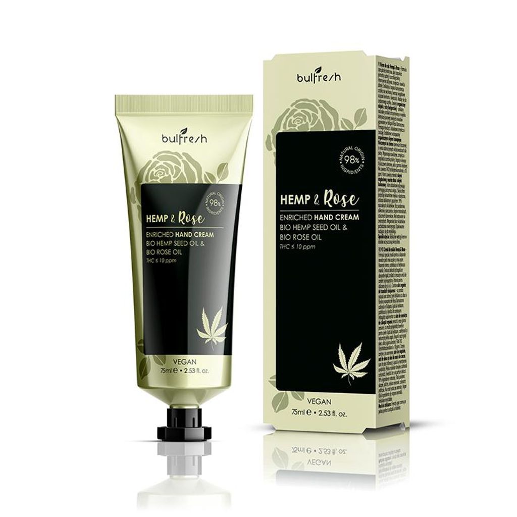Bulfresh - Handcreme Hanf und Rose 75 ml