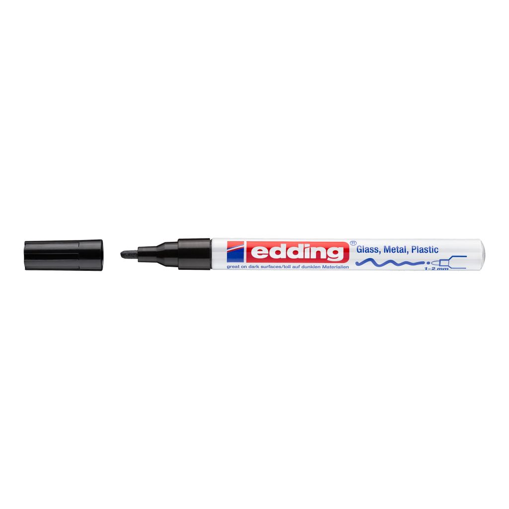 edding 751 pennarello a vernice lucida nero Immagine del prodotto 