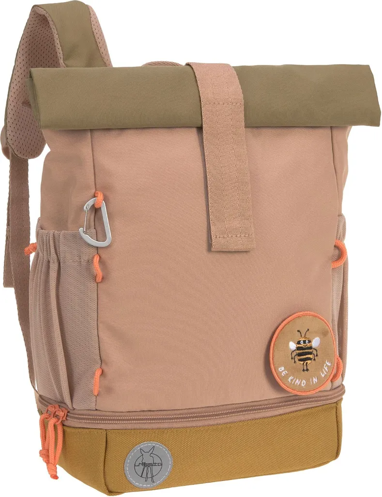 Zaino Trekking Bambini Lässig Nature Nocciola - Rolltop 11L Idrorepellente