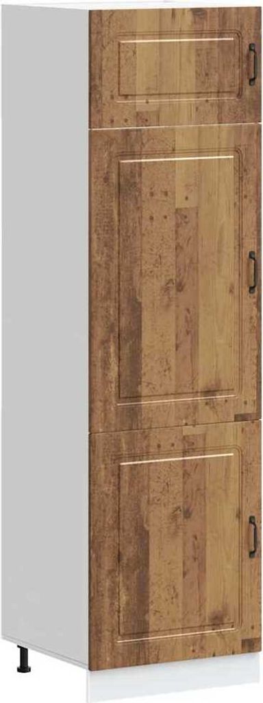 vidaXL Küchenschrank Kalmar Altholz-Optik Holzwerkstoff