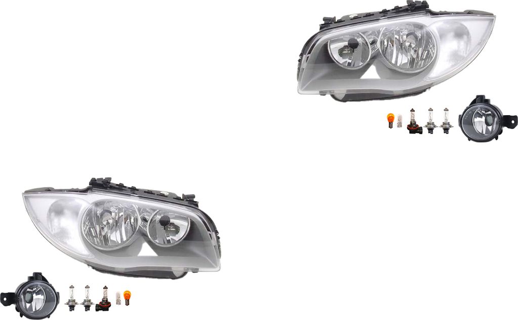 Johns, Scheinwerfer Osram Night Breaker Laser Satz passend für BMW 1 E81 E87 Nebel 63126924485 6924485 63126924486 6924486 63176924655 6924655 631769