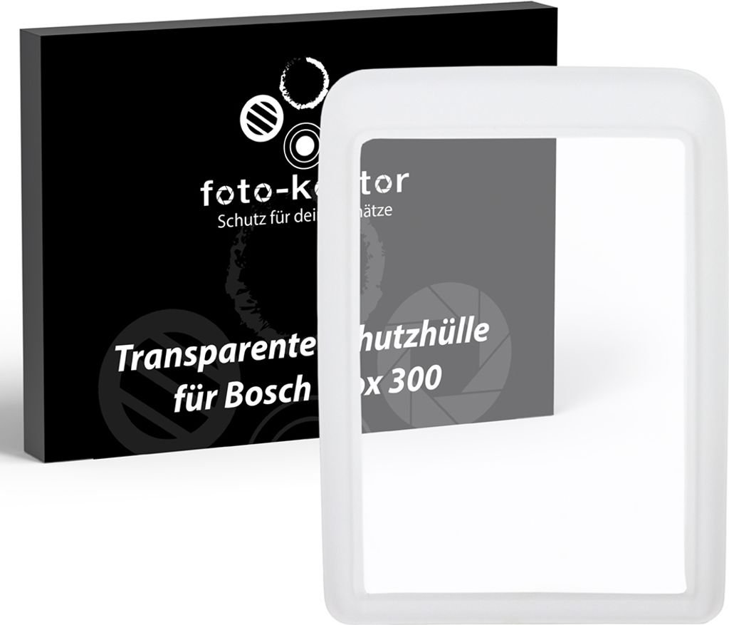foto-kontor Schutzhülle kompatibel mit Bosch Kiox 300 E-Bike Fahrrad Display Bedieneinheit TPU Hülle Cover Displayschutz Case Schutz gegen Wasser...