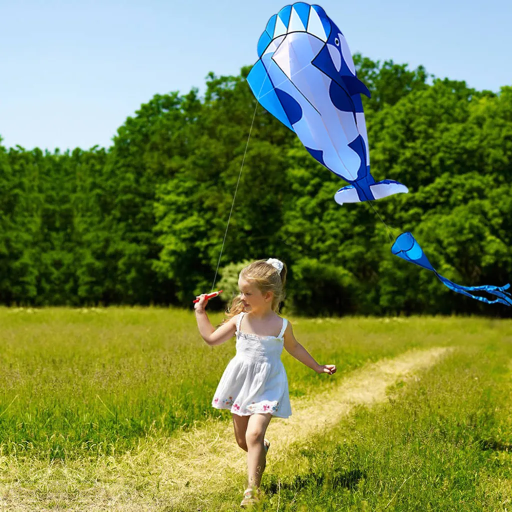 Grand Cerf-volant Souple 3D Orque pour Plage et Loisirs de Plein Air