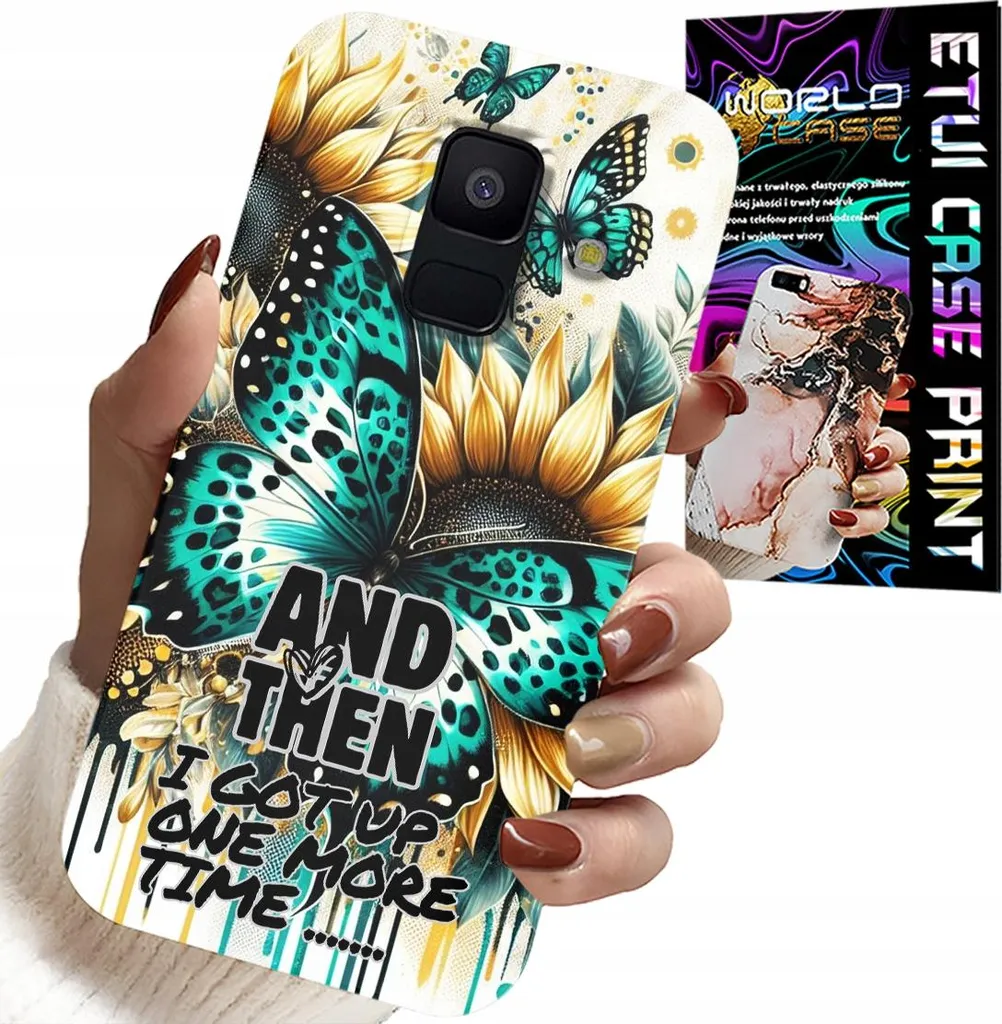 Cover Samsung A6 2018 Divertente - E Poi Mi Sono Alzata + Pellicola
