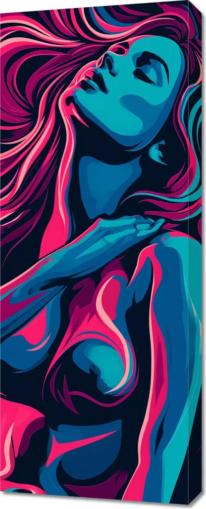 Tableau Panoramique Épanouissement 40x100 cm - Décoration Murale Chic