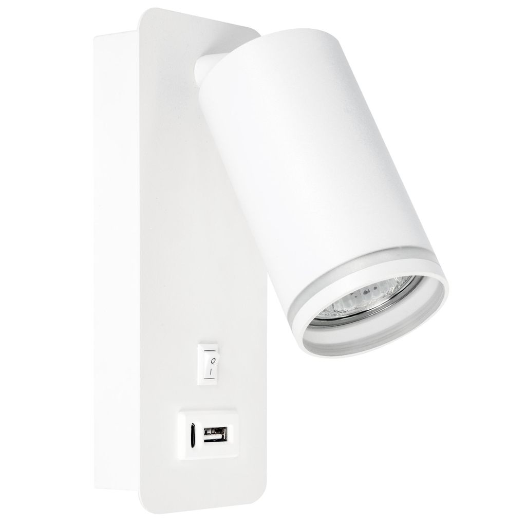 MasterLED applique GU10 - bianco opaco - lampada da lettura Immagine del prodotto 