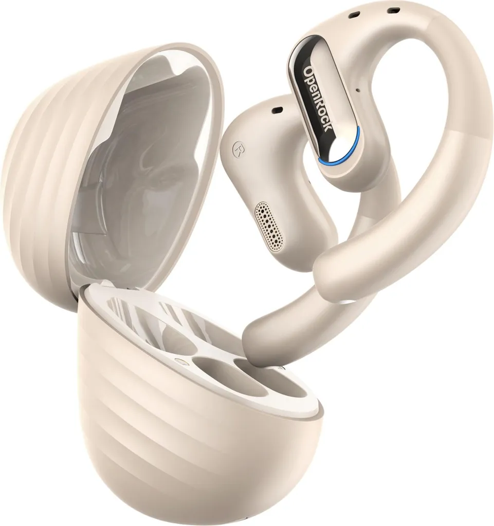 OneOdio OpenRock Pro Beige: Auricolari Open-Ear Eleganti e Ergonomici
