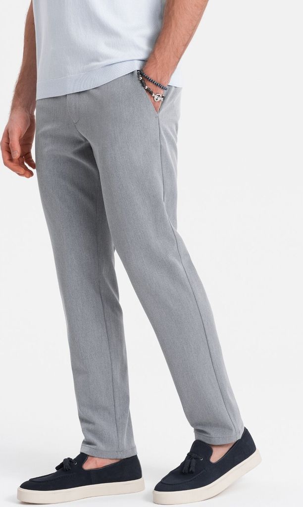 Ombre Clothing Chinos für Männer Venthyra hellgrau M