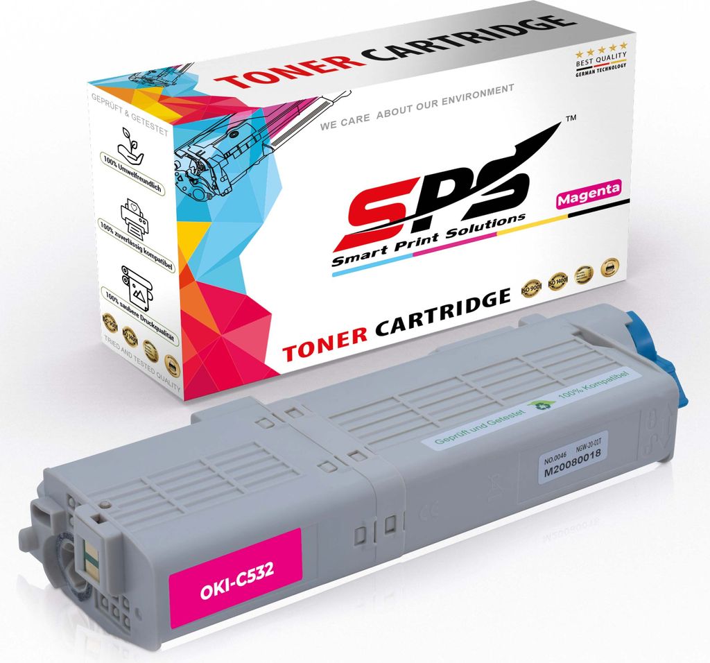 Kompatibel für OKI C 532 T (46490606) Toner-Kit Magenta