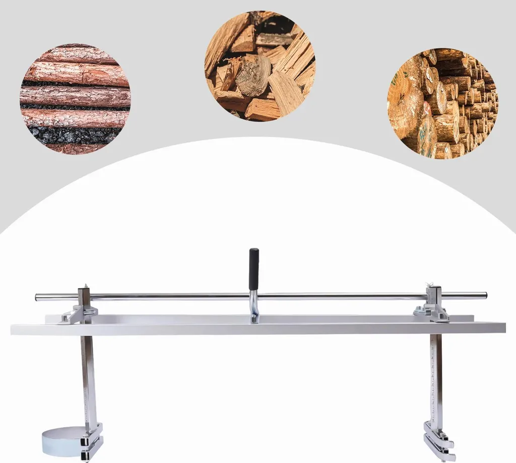 Mini scierie mobile pour tronçonneuse 48 pouces - Kit de sciage argent