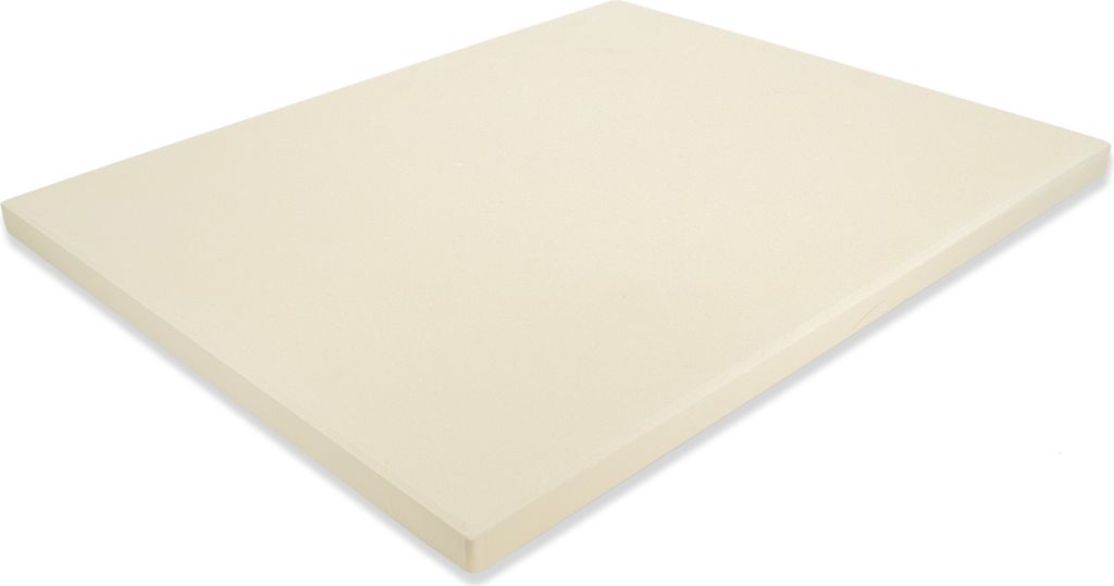 Intirilife Pizzastein 38 x 30 x 1.5 cm Backstein in beige für Ofen und Grill zum Backen von Pizza Brot und vielem Mehr