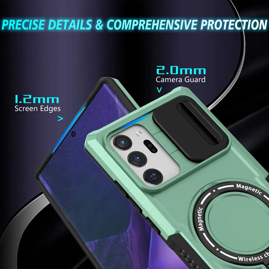 Cover Verde Trasparente Note 20 Ultra MagSafe - Stile e Protezione - 2