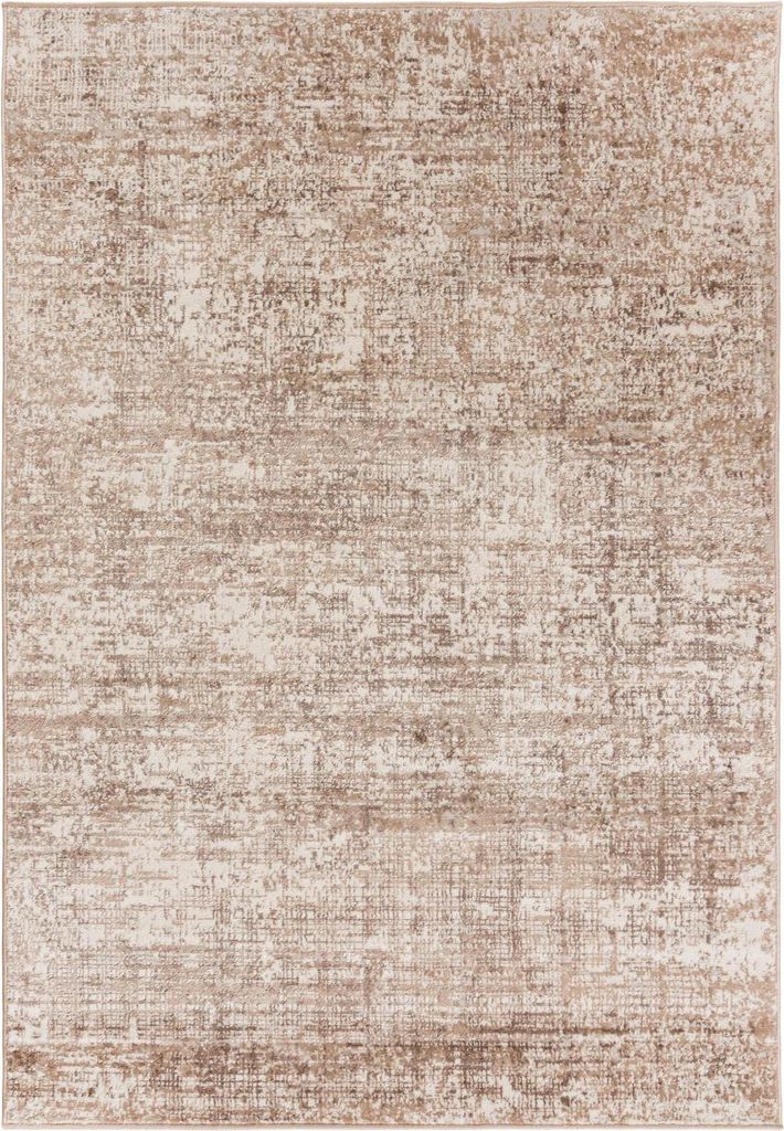 Mazovia Teppich Beige Modern Abstrakt - Wohnzimmer, Schlafzimmer, Esszimmer, Büro, Kurzflor Rechteckig - Zertifikat, Braun - 200 x 300 cm