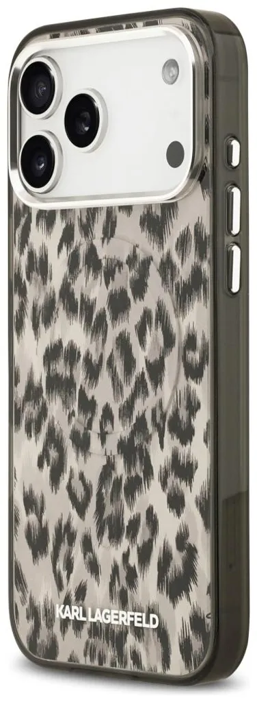 Protection iPhone 17 Pro Max Karl Lagerfeld Léopard - Accessoire Chic